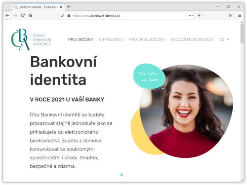 Projekt bankovn identity