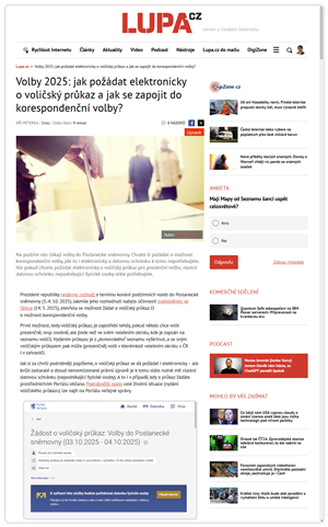nhled lnku na serveru, kde byl publikovn